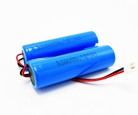 3200 MAh Emergency Light Lithium Battery PVC-Jacke ICR18650 3.70V