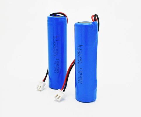 3200 MAh Emergency Light Lithium Battery PVC-Jacke ICR18650 3.70V
