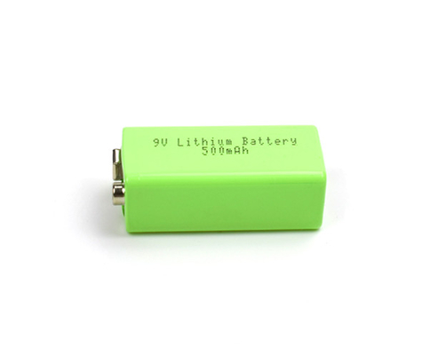 Lithium-Eisen-Notbeleuchtungs-Lithium-Batterie 500mAh 9V mit USB