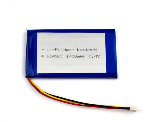 Zellen 604985 des Lithium-Polymer-55g 7,4 V Li Ion Battery 1400mAh