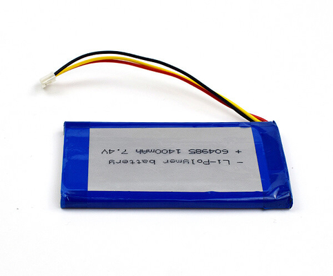 Zellen 604985 des Lithium-Polymer-55g 7,4 V Li Ion Battery 1400mAh