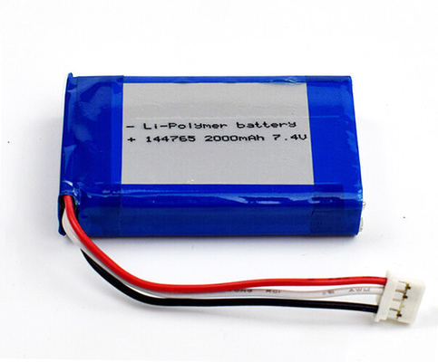 Lithium-Polymer-Batterie 144765 2000mAh 7.4V für Notbeleuchtung