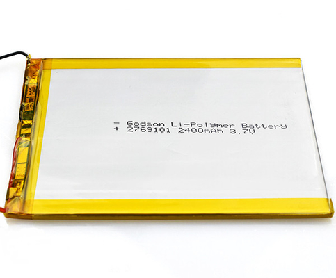 Hohe Kapazitäts-Li-Polymer-Batterie 2769101 2400mAh 3.7V für Verkauf