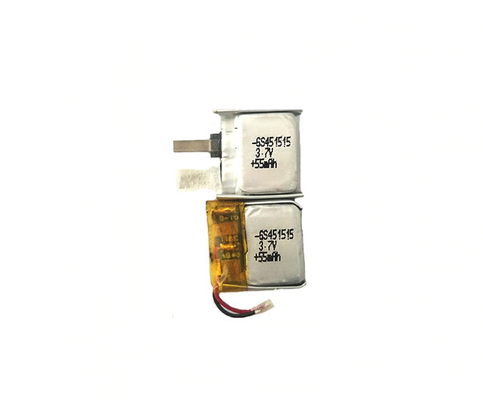 Polymer-Batterie 55mAh des Lithium-451515 3,7 Volt mit guter Sicherheit