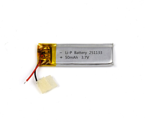 Lithium-Polymer-Batterie 251133 50mAh 3.7V mit gutem Zyklus-Leben