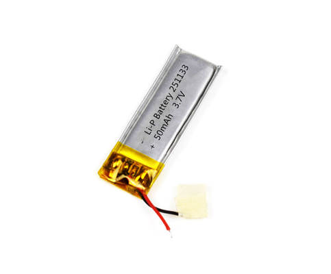 Lithium-Polymer-Batterie 251133 50mAh 3.7V mit gutem Zyklus-Leben