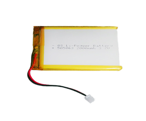 Klima-2000mAh Zelle 45g 3.7V Li Polymer Battery 505063