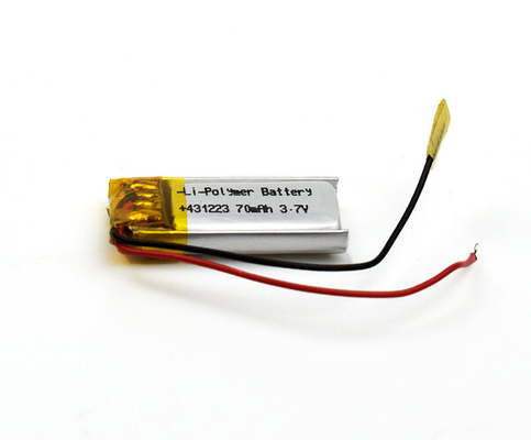 Zelle Ion Battery Emergency Lights 70mAh 3.7V des Lithium-5g 431223