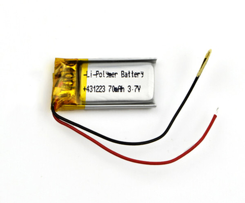Zelle Ion Battery Emergency Lights 70mAh 3.7V des Lithium-5g 431223