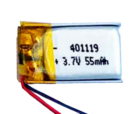 Wieder aufladbares Polymer-Lithium Ion Battery Emergency Light 401119 55mAh 3.7Volt
