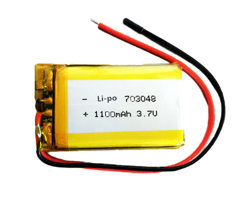 703048 Lithium Ion Battery Emergency Light 1100mAh 3,7 V 33g