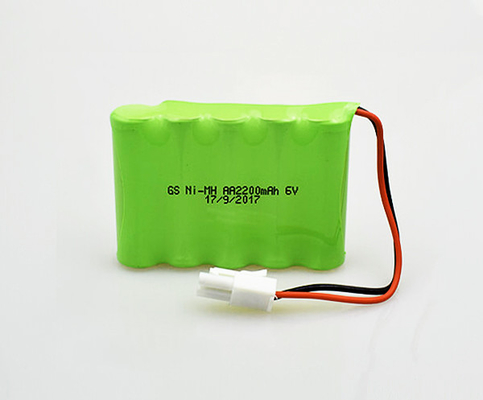 Hohe Temperatur der NiMH-Fluchtweg-Zeichen-Batterie-AA 2200mAh 6V