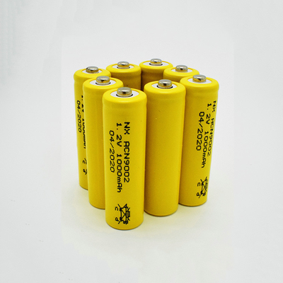 Wieder aufladbare AA1000mAh Stock-Art gelber PVCs 1,2 V Nicd Sammlerzellen-