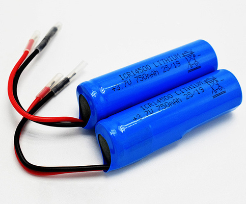 Lithium-Batterie 750mAh 3.7V ICR14500 geruchlos mit PVC-Jacke