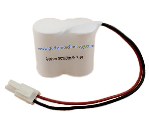 Nickel-Cadmium500 Zeiten des batterie-Satz-SC2000mAh 2.4V fahren das Leben rad