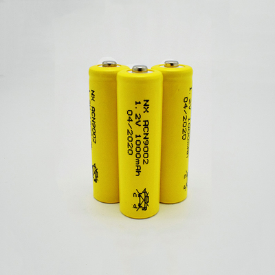 Wieder aufladbare 1,2 v-Ni-CD-Batterie erwartete das Leben 5 Jahre AA1000mAh-Stock-Art-