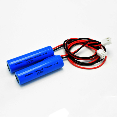 IFR18650 3.2V Lithium der Fluchtweg-Zeichen-Batterie-1600mAh Lifepo4
