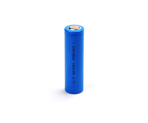 Wieder aufladbare Zelle der Lithium-des Ion1200mah 3,7 V Batterie-ICR18650
