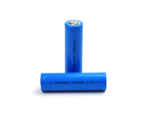 Wieder aufladbare Zelle der Lithium-des Ion1200mah 3,7 V Batterie-ICR18650