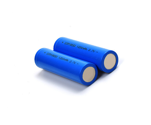 Wieder aufladbare Zelle der Lithium-des Ion1200mah 3,7 V Batterie-ICR18650