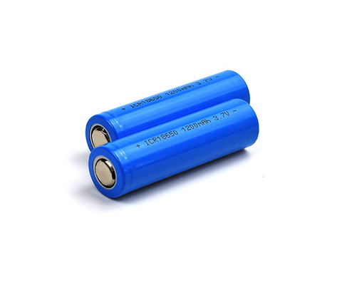 Wieder aufladbare Zelle der Lithium-des Ion1200mah 3,7 V Batterie-ICR18650