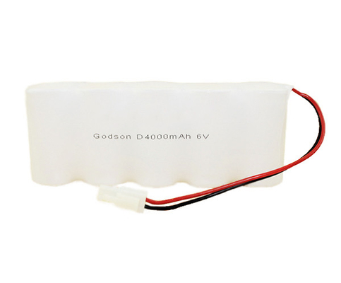 6,0 v-Nickel-Cadmiumakku D4000mAh 6 Volt-Ausgangs-Licht-Batterie