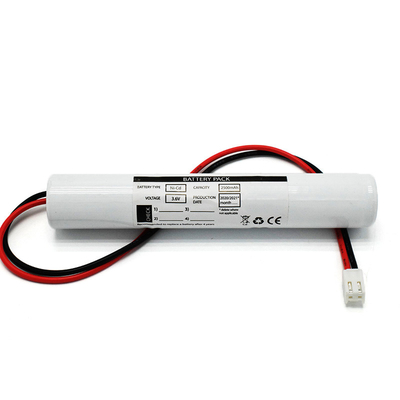 3,6 V C2500mAh NiCd Stock-Satz-Batterie der Fluchtweg-Licht-Batterie-71g