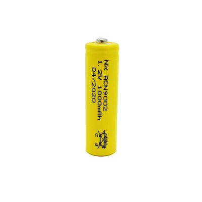 Wieder aufladbare AA1000mAh Stock-Art gelber PVCs 1,2 V Nicd Sammlerzellen-
