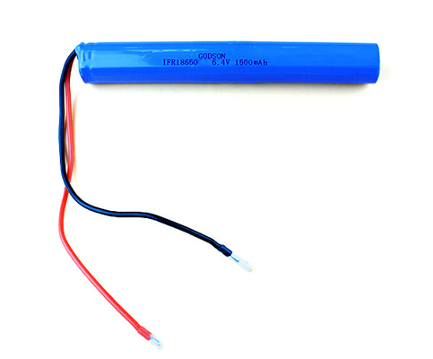 Eisen-Phosphatbatterie wieder aufladbares 6.4V 1500MAh des Lithium-18650